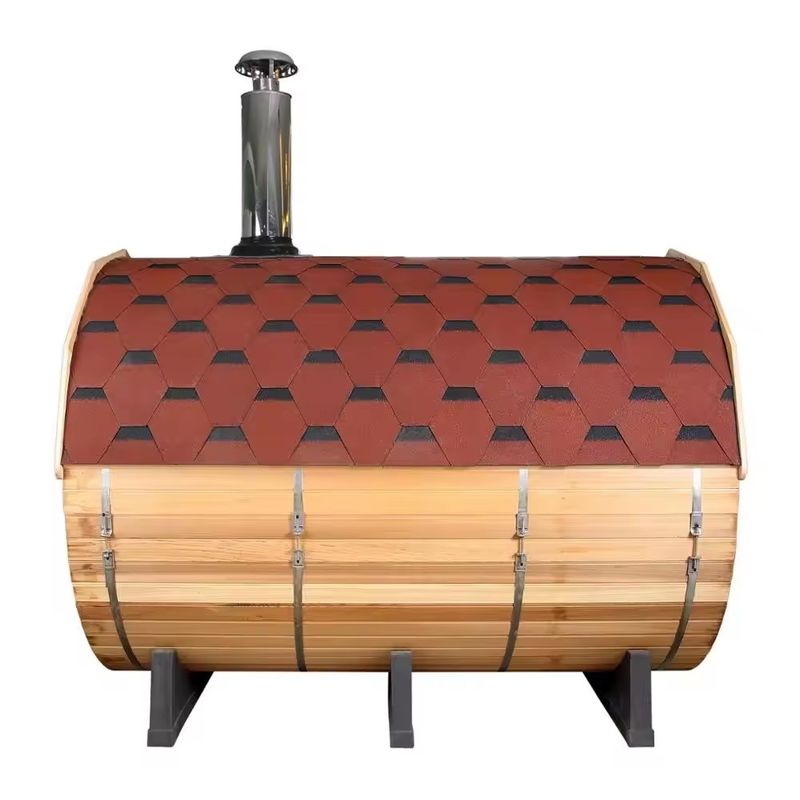 2025 Red Cedar Dry Sauna Ruimte voor 2-6 personen Droge stoomfunctie Solid hout type Buiten Makkelijk te monteren Ontspannende sauna-ervaring