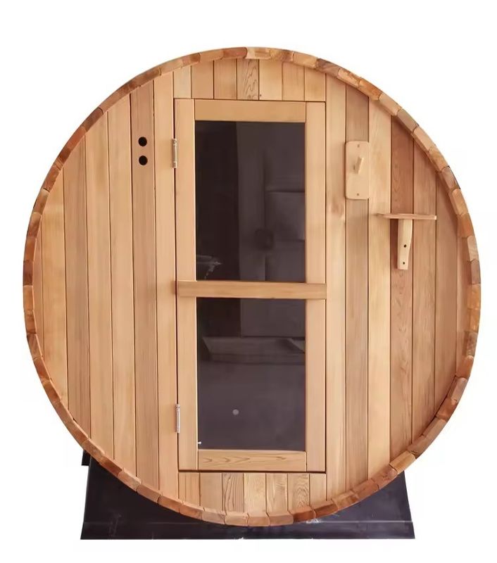 2025 Red Cedar Dry Sauna Ruimte voor 2-6 personen Droge stoomfunctie Solid hout type Buiten Makkelijk te monteren Ontspannende sauna-ervaring