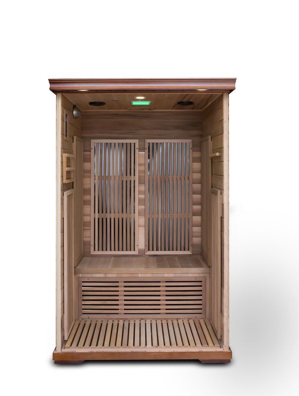 Far Khan Huishoudelijke stoomruimte Dubbele computerbediening Huishoudelijke lichtgolf Houten sauna