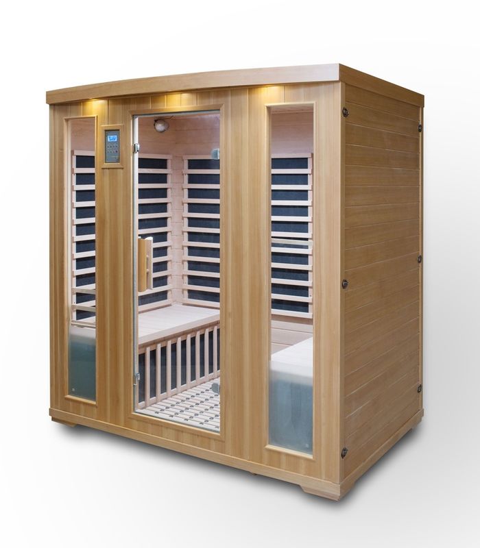 Computerbedieningspaneel Infrarood Hoge Kwaliteit Gesloten Stoomdouchecabine Stoom Bad Sauna Houten Kamer