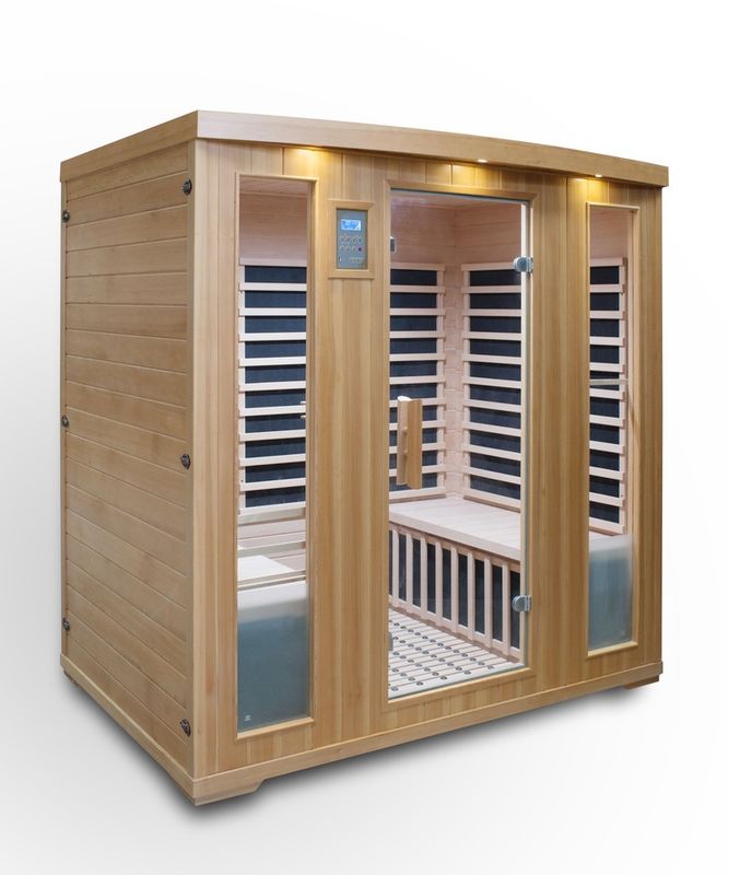 Computerbedieningspaneel Infrarood Hoge Kwaliteit Gesloten Stoomdouchecabine Stoom Bad Sauna Houten Kamer