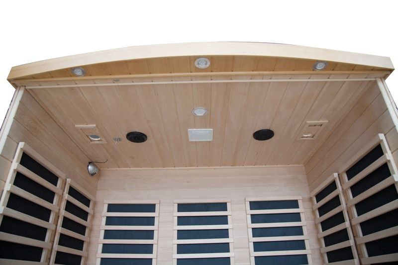 Computerbedieningspaneel Infrarood Hoge Kwaliteit Gesloten Stoomdouchecabine Stoom Bad Sauna Houten Kamer