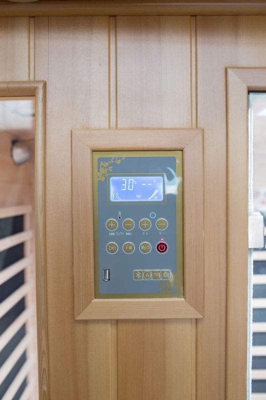 Hoge Kwaliteit Houten Saunaruimte Infrarood Stoomcabine Inbegrepen 2021 Door Computer Bedieningspaneel Stoomdroger Stoomdouche Kamer Hot Sales