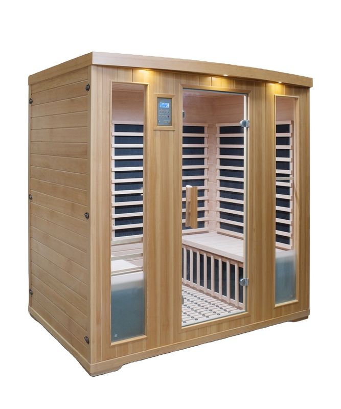 2021 New Design Traditionele Custom Hot Sales Gesloten Stoomdroger Stoomdouche Sauna Ruimte Infrarood Houten Stoombad