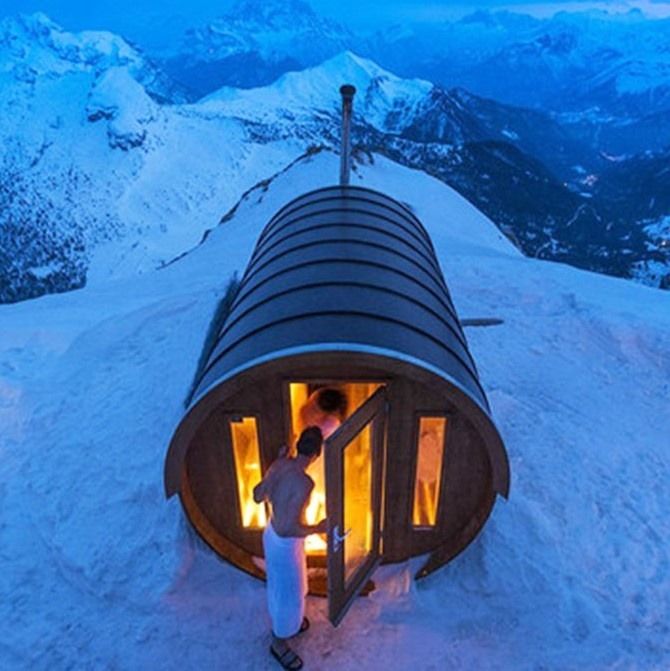 Moderne 3-4 Persoons Grenen/Canadese Hemlock/Rode Kamer Verwarmer Buiten Gebruik Mooie Sauna Ceder Vat Sauna Kamer Met Harvia Voor Familie