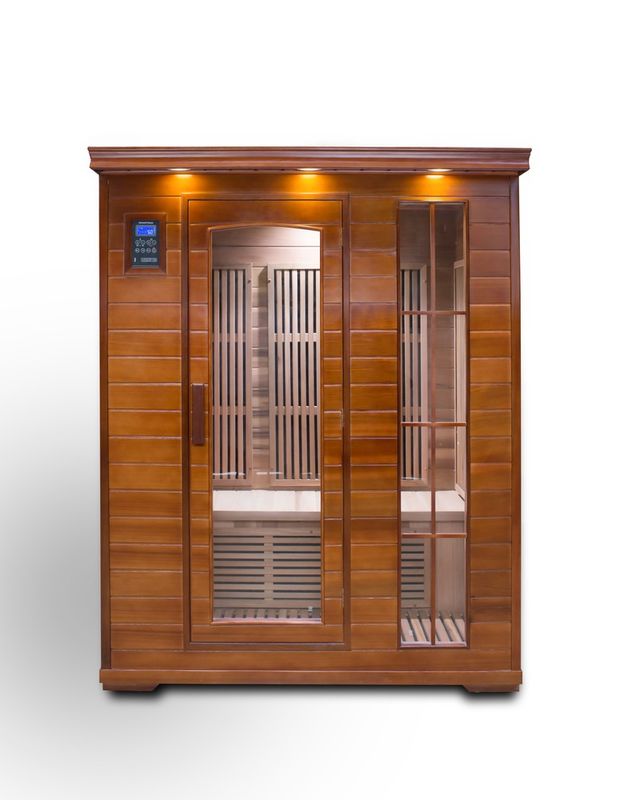 Computer stoomruimte dubbele lichtgolf sauna doos volledige lichaam detox zweet control panel zweet stoomruimte