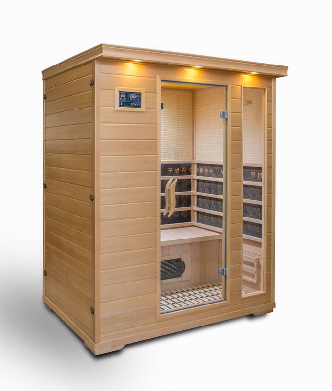 Enkele en Dubbele Stoom Bad Toermalijn Computer Bedieningspaneel Zweetruimte Thuis Sauna Kamer Ver Infrarood Bad Ontgifting