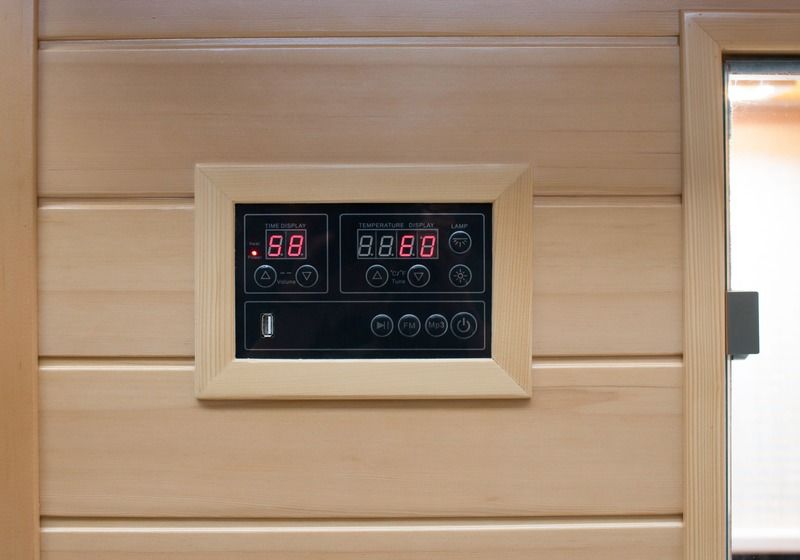 Enkele en Dubbele Stoom Bad Toermalijn Computer Bedieningspaneel Zweetruimte Thuis Sauna Kamer Ver Infrarood Bad Ontgifting