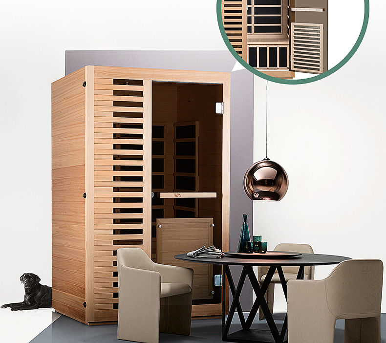 2021 nieuw ontwerp computer bedieningspaneel spa sauna ver infrarood sauna kamer met computer bedieningspaneel
