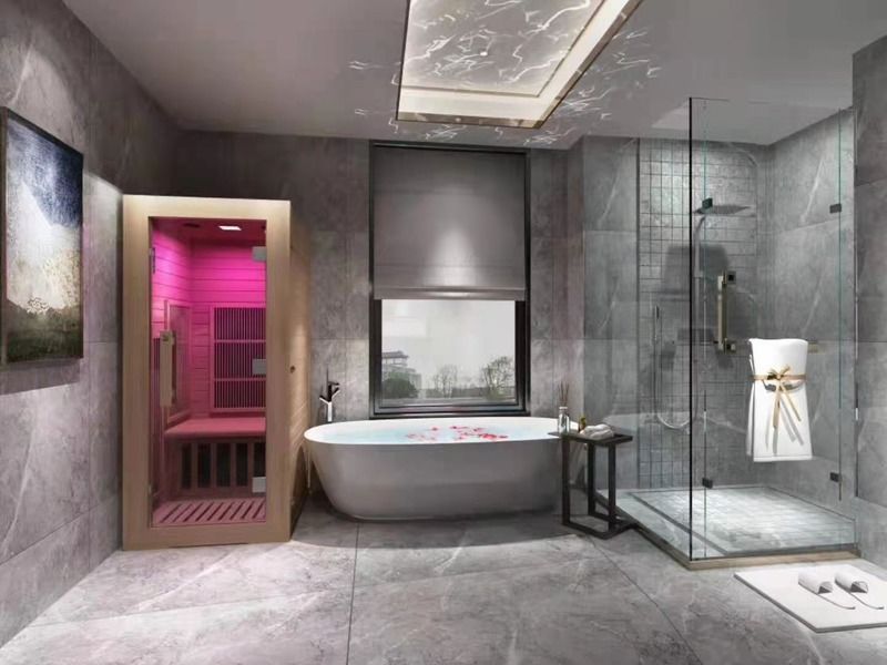 2021 nieuw ontwerp computer bedieningspaneel spa sauna ver infrarood sauna kamer met computer bedieningspaneel