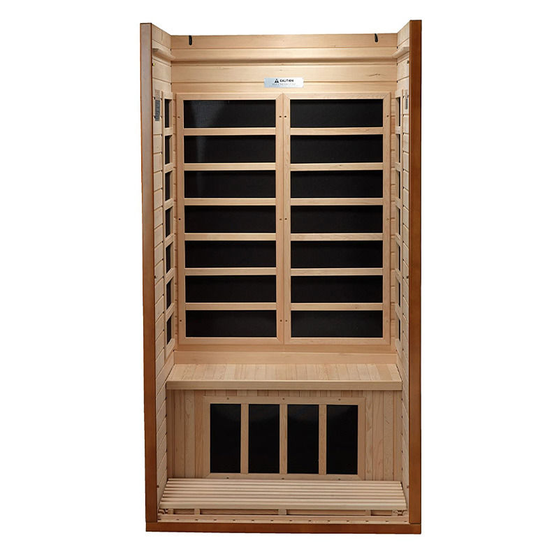 Computerbediening Hot Sale Hoogwaardige Cedar Luxury Sauna Ver Infrarood Carbon Sauna Deel