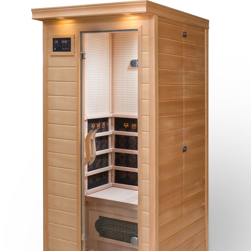 Computergestuurd bedieningspaneel detoxificatie en ontvochtiging huishoudelijke sauna ruimte hoogwaardige infrarood schoonheid en beauty