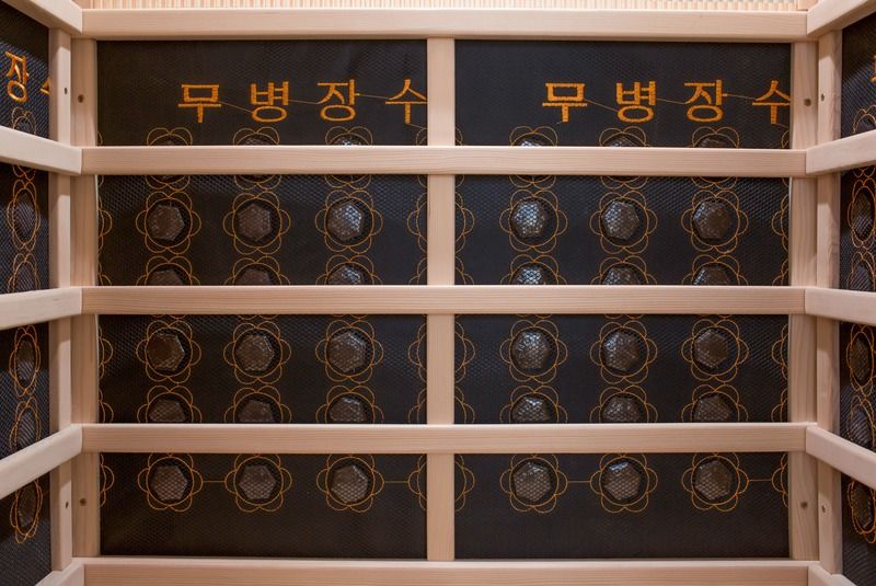 Computergestuurd bedieningspaneel detoxificatie en ontvochtiging huishoudelijke sauna ruimte hoogwaardige infrarood schoonheid en beauty