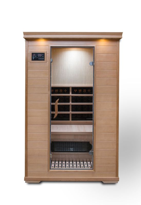 Hoogwaardig computerbedieningsaccessoire ontgifting zweten Sauna Ruimte Solid Hout Infrarood Sauna Ruimte Badkist Huishouden