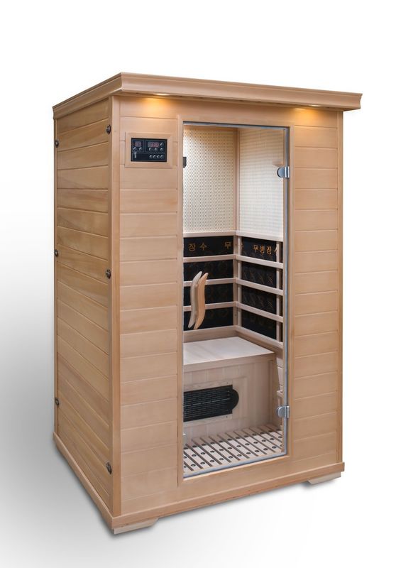 Computerbediening sauna kamer zweetbak enkelvoudig en dubbel afstand badkamer zweetkamer