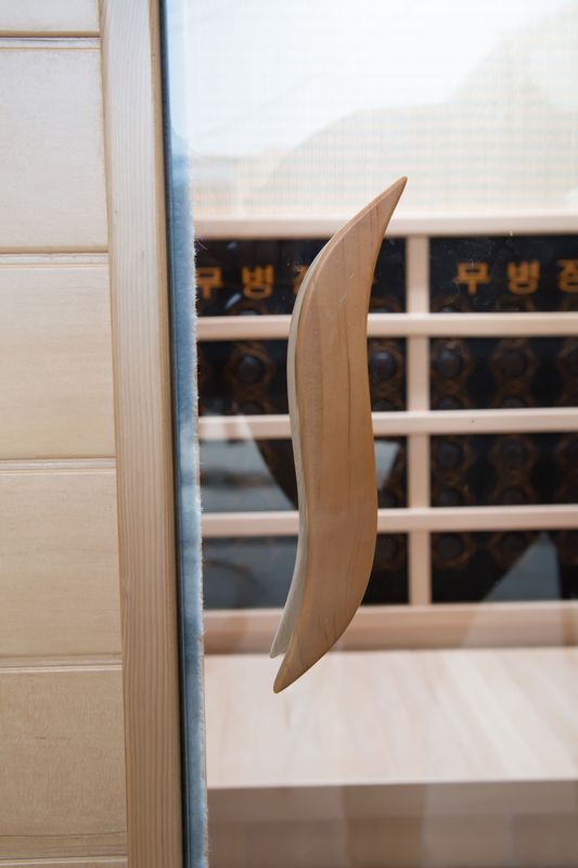Computerbediening sauna kamer zweetbak enkelvoudig en dubbel afstand badkamer zweetkamer