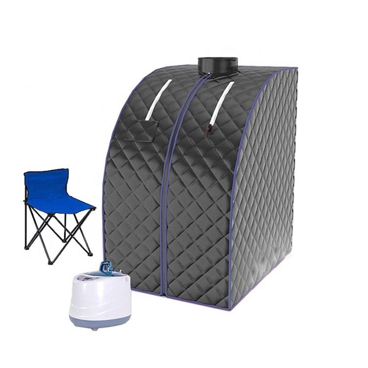 Draagbaar Sauna Spa Computer Bedieningspaneel Persoonlijke Stoomsauna Voor Thuis Ontspanning Veilige Sauna Spa Tent Met Stoel Afstandsbediening Opvouwbaar Timer