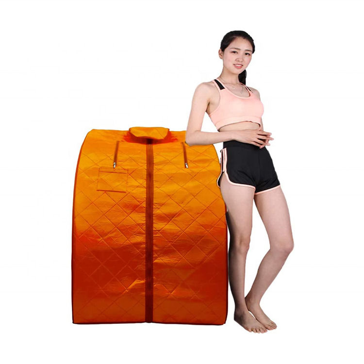 Therapie voor thuisontgifting voor één persoon Moderne draagbare ver-infrarood sauna Verbeterde stoel Spa vloermat