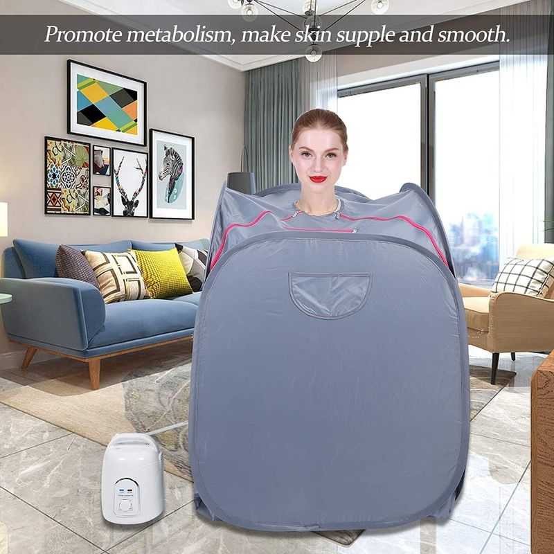 VS EU Moderne Populaire Draagbare Opvouwbare Stoomsauna Lichtgewicht Stoomsauna Persoonlijke Spa Voor Thuis Afvallen Detox Ontspanning