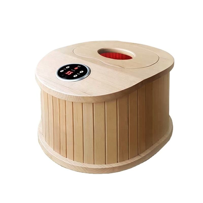 Moderne Groothandel Goedkope Elektrische Verre Infrarood Draagbare Bad Heater Gezondheid Sauna Voetenbad Zitdroge Sauna Voetmassager Voet Spa