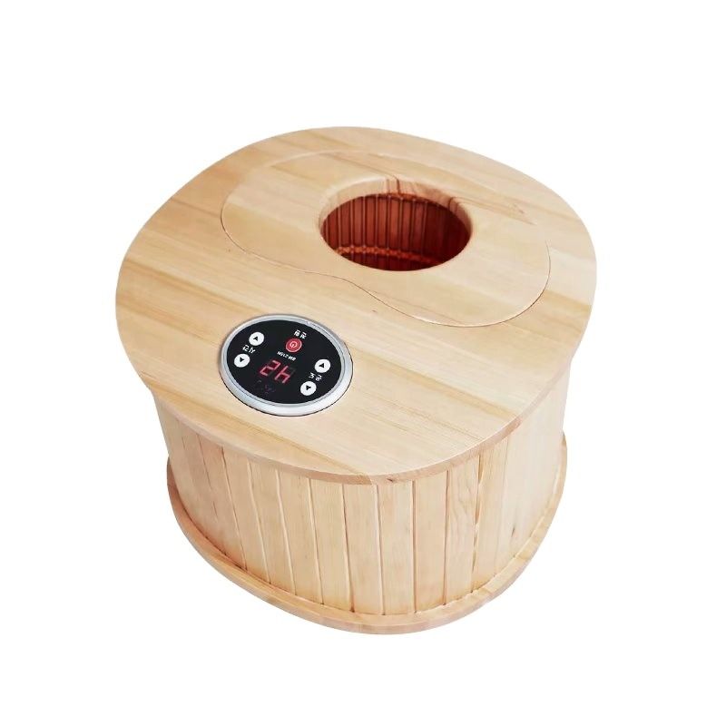 Moderne groothandel elektrische ver infrarood draagbare badverwarmer gezondheid sauna voet bad zit droog Korea sauna voetmassageur voet spa