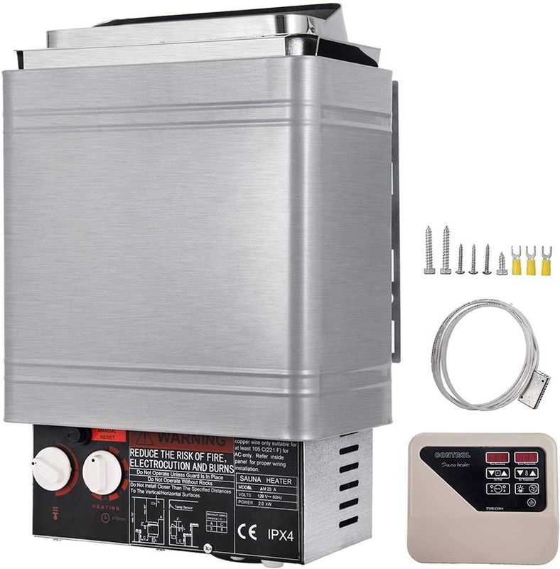 Moderne Droge Saunakachel 9KW Kokend Water Badkachel 220V-240V Controller Elektrische Thuis Hotel Externe Saunaruimte