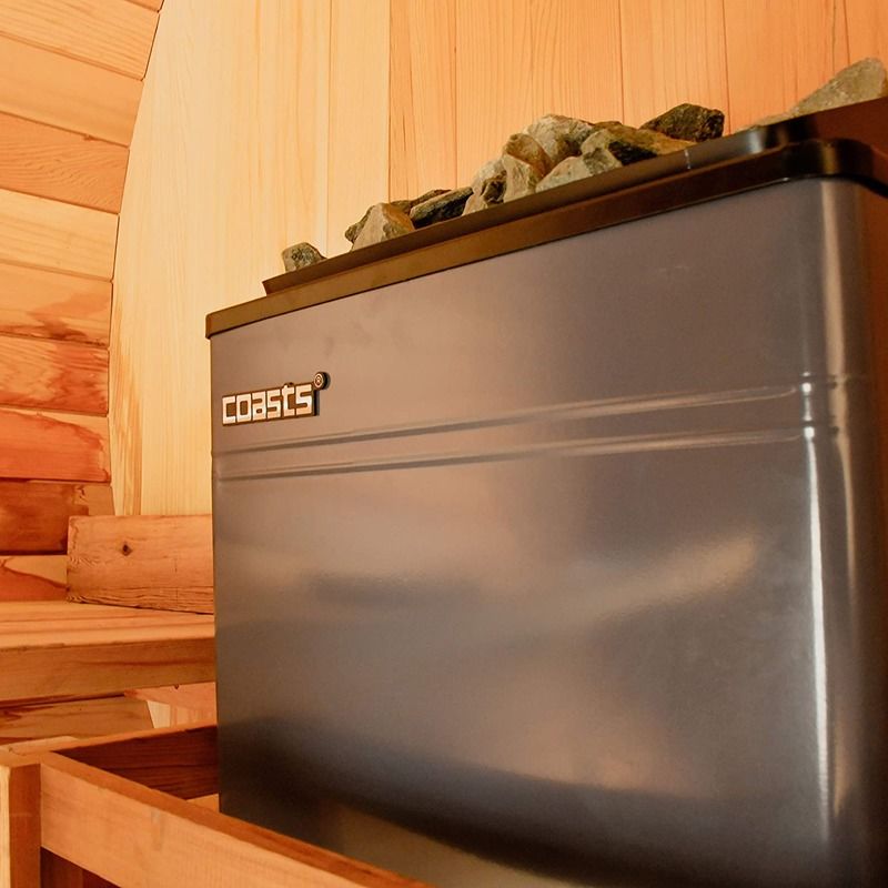 Moderne saunaverwarming 6kW 240V SCAM 3 Digitale Controller gegalvaniseerde plaat Schelp Voor Spa Sauna Stoombad