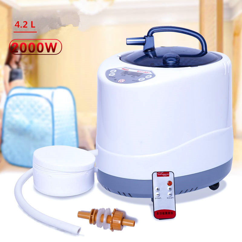 2 liter moderne draagbare sauna stoompot generator voor thuis stoom sauna's spa machine voor lichaamsontgifting gewichtsverlies VS EU plug