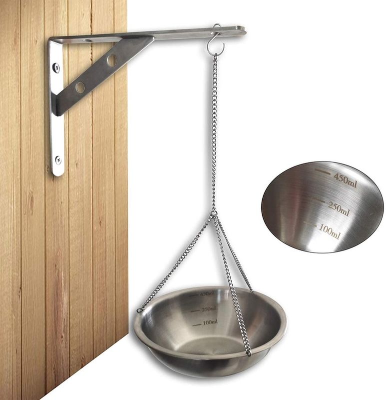 Traditionele Sauna Olie Cup Sauna Aromatherapie Essentiële Olie Geurverspreider voor Sauna en Hangende Spa Oliehouder Kom voor Spa